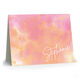 Orange Script Tie-Dye Folded Note Cards Image 3 of 3